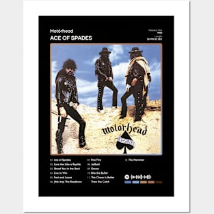 Motörhead - Ace of Spades Tracklist Album Posters and Art